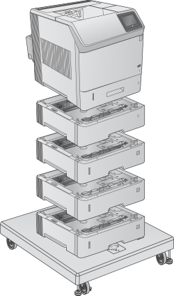 M604 series with full stack of trays