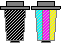 Tricolour Inkjet cartridges