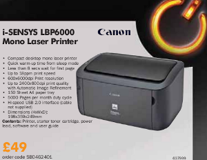 Canon LBP 6000 AD