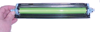 CLJ_2600 Cartridge showing clean drum door