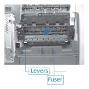 fuser-with-levers