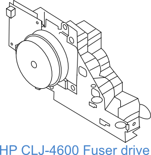 HP_CLJ-4600_4650_Fuser Drive Unit