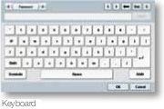 SCX-6545N keyboard screen