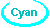 Cyan - Icon for toner etc
