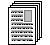 Icon for printer duty or paper stack