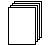 Icon for printer duty or paper stack
